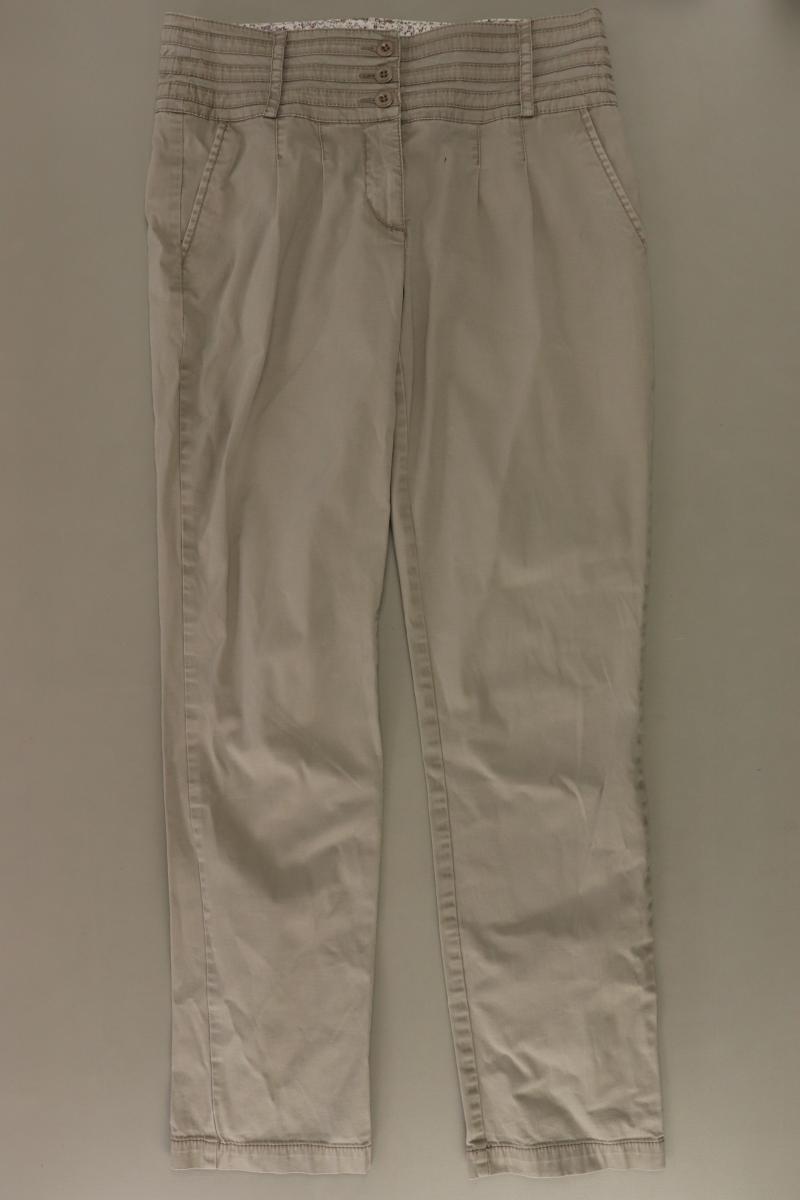 Street One Chinohose Gr. 36 Modell Olivia creme aus Baumwolle