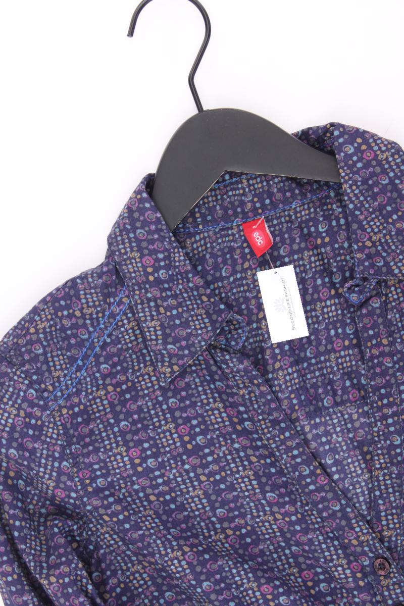 edc by Esprit Langarmbluse Gr. S lila aus Baumwolle