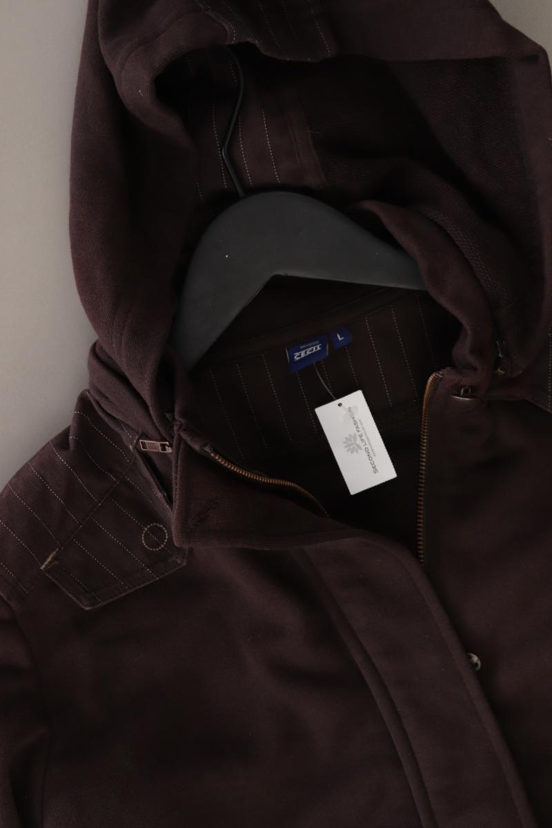 Cecil Übergangsjacke Gr. L braun aus Baumwolle