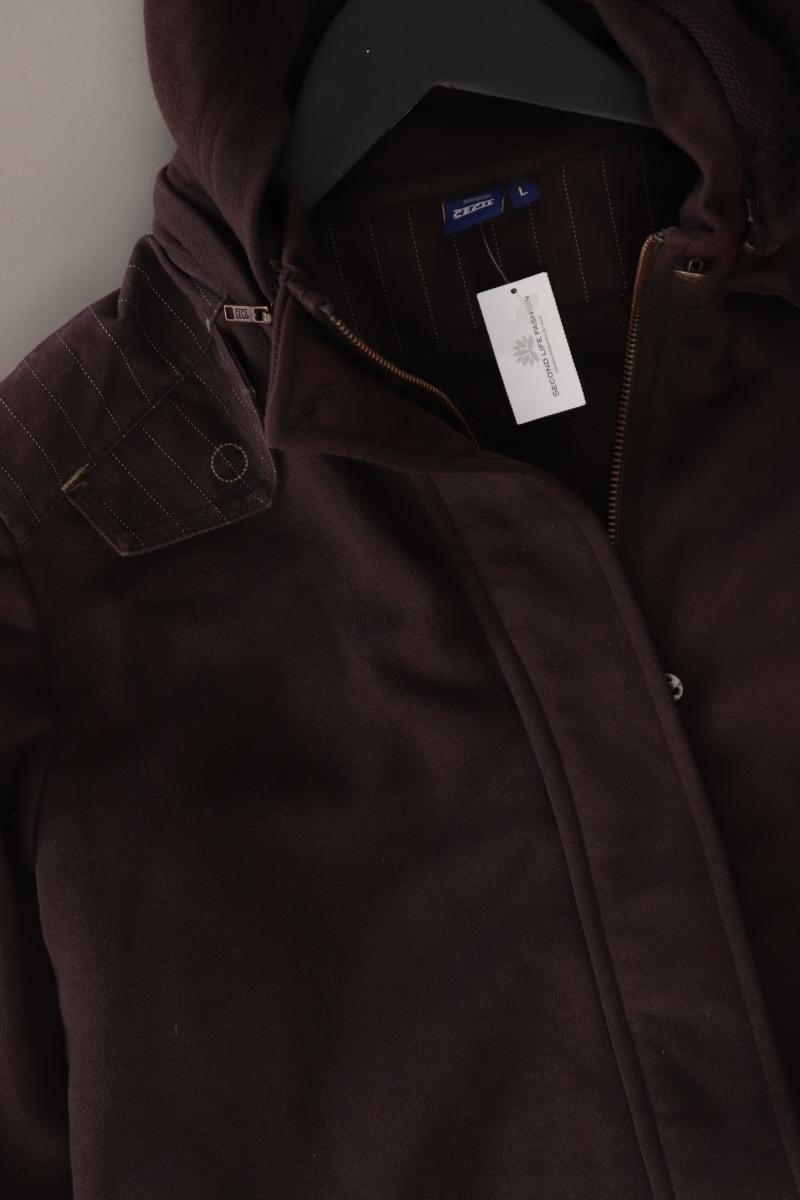 Cecil Übergangsjacke Gr. L braun aus Baumwolle