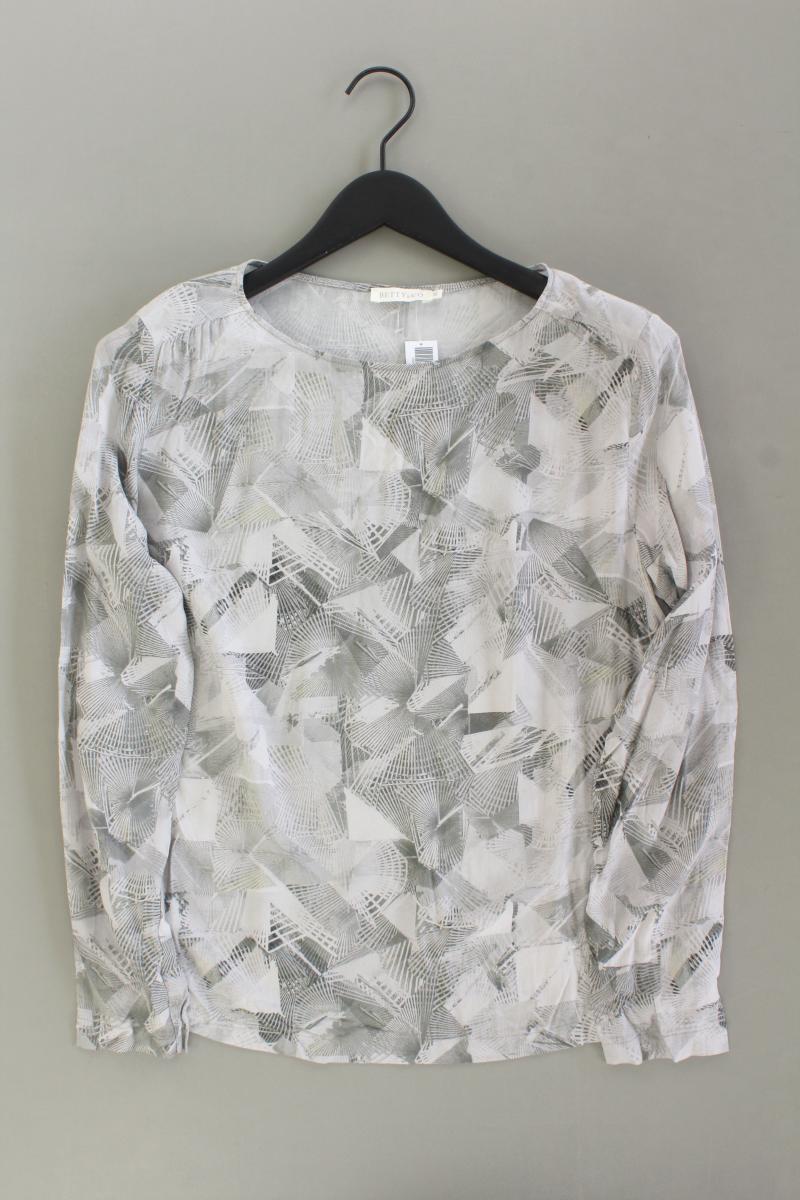 Betty & Co. Langarmbluse Gr. 40 grau