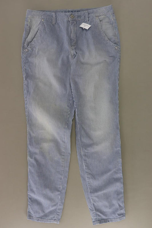 Rosner Hose Gr. 38 gestreift blau aus Baumwolle