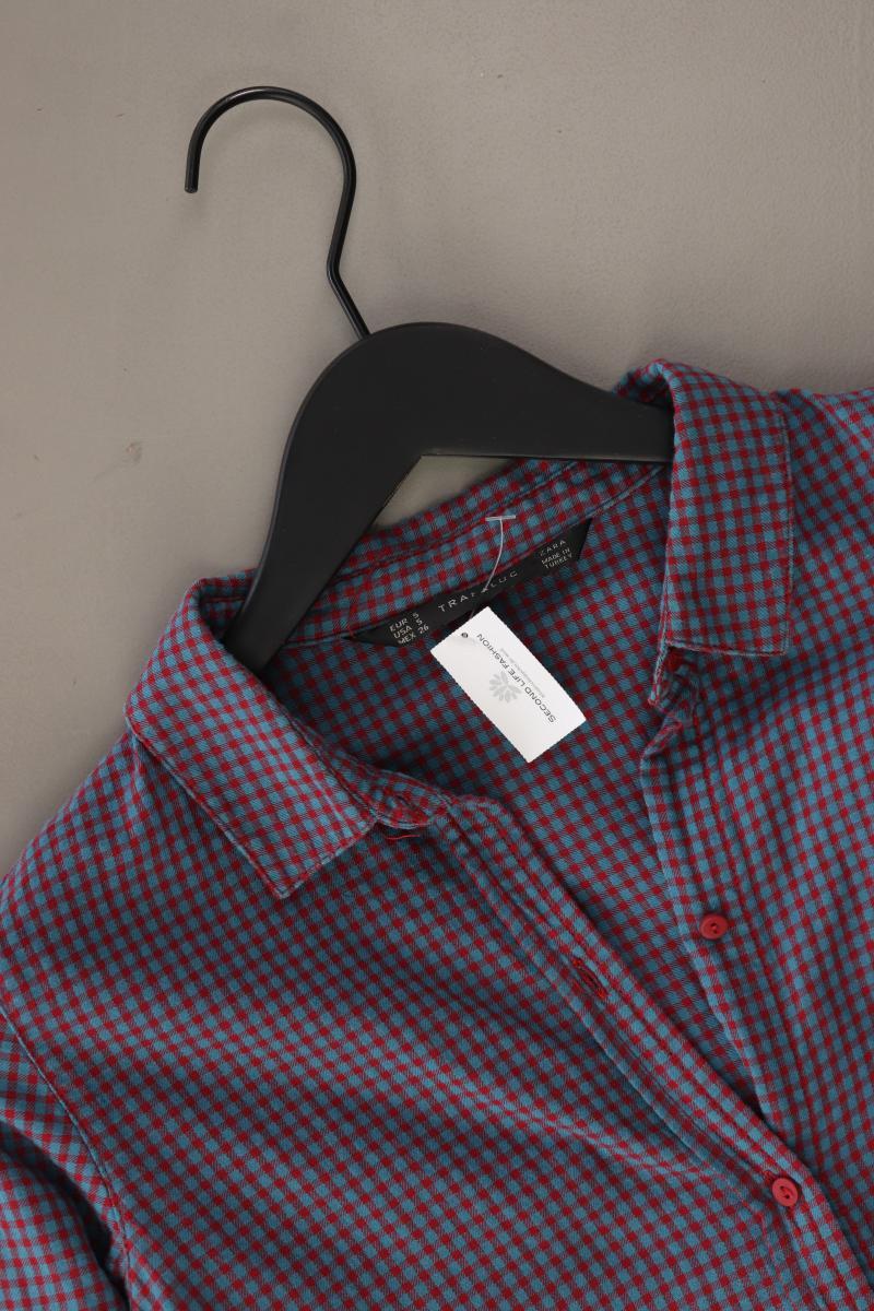 Zara Karobluse Gr. S kariert Langarm mehrfarbig