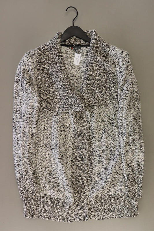 Street One Strickjacke Gr. 40 Langarm grau aus Baumwolle