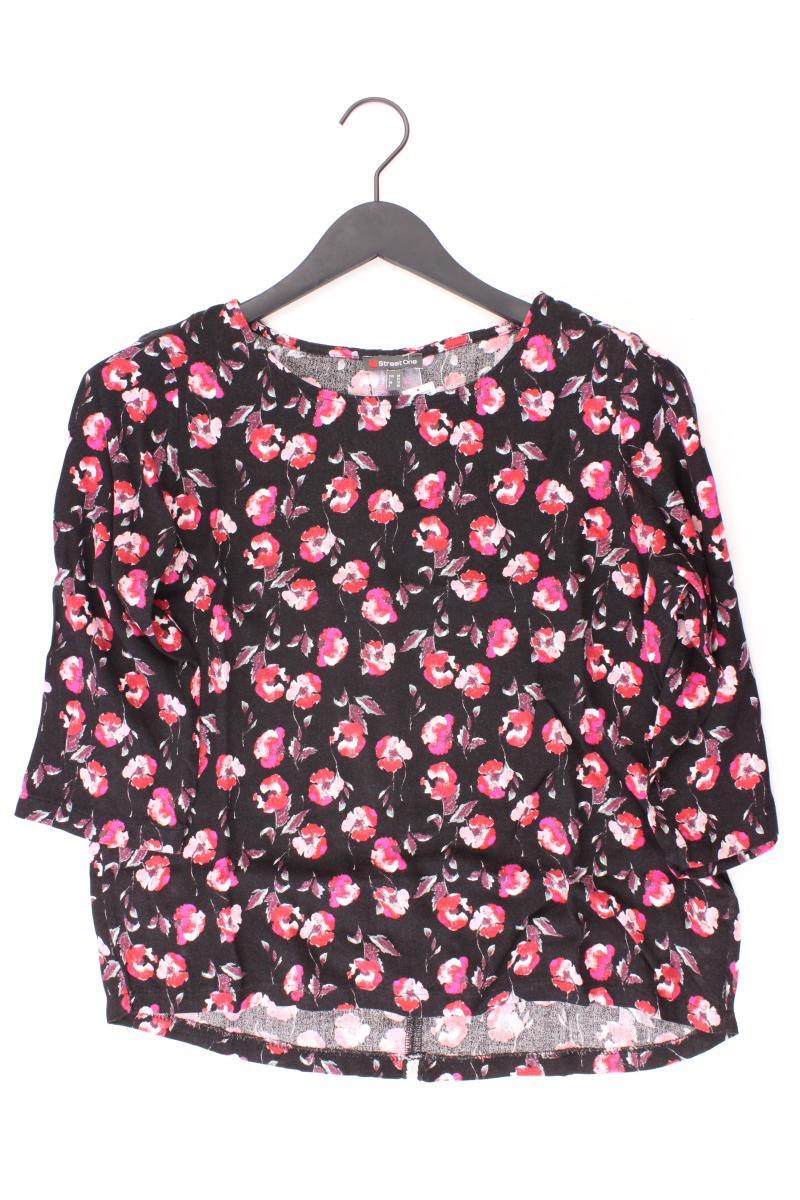 Street One Bluse Gr. 38 3/4 Ärmel mehrfarbig aus Viskose