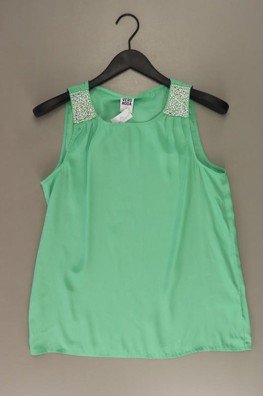 Vero Moda Ärmellose Bluse Gr. M grün aus Polyester