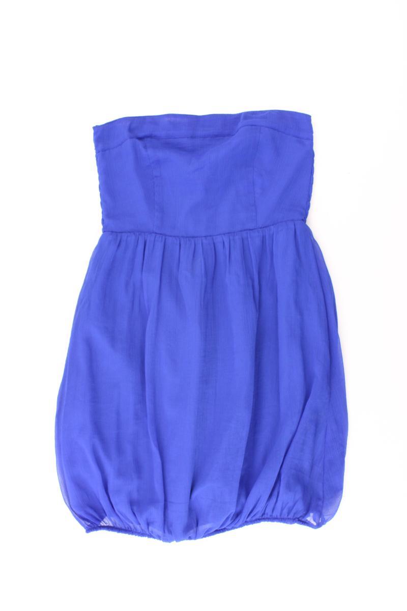 Vero Moda Bandeaukleid Gr. S Ärmellos blau aus Polyester