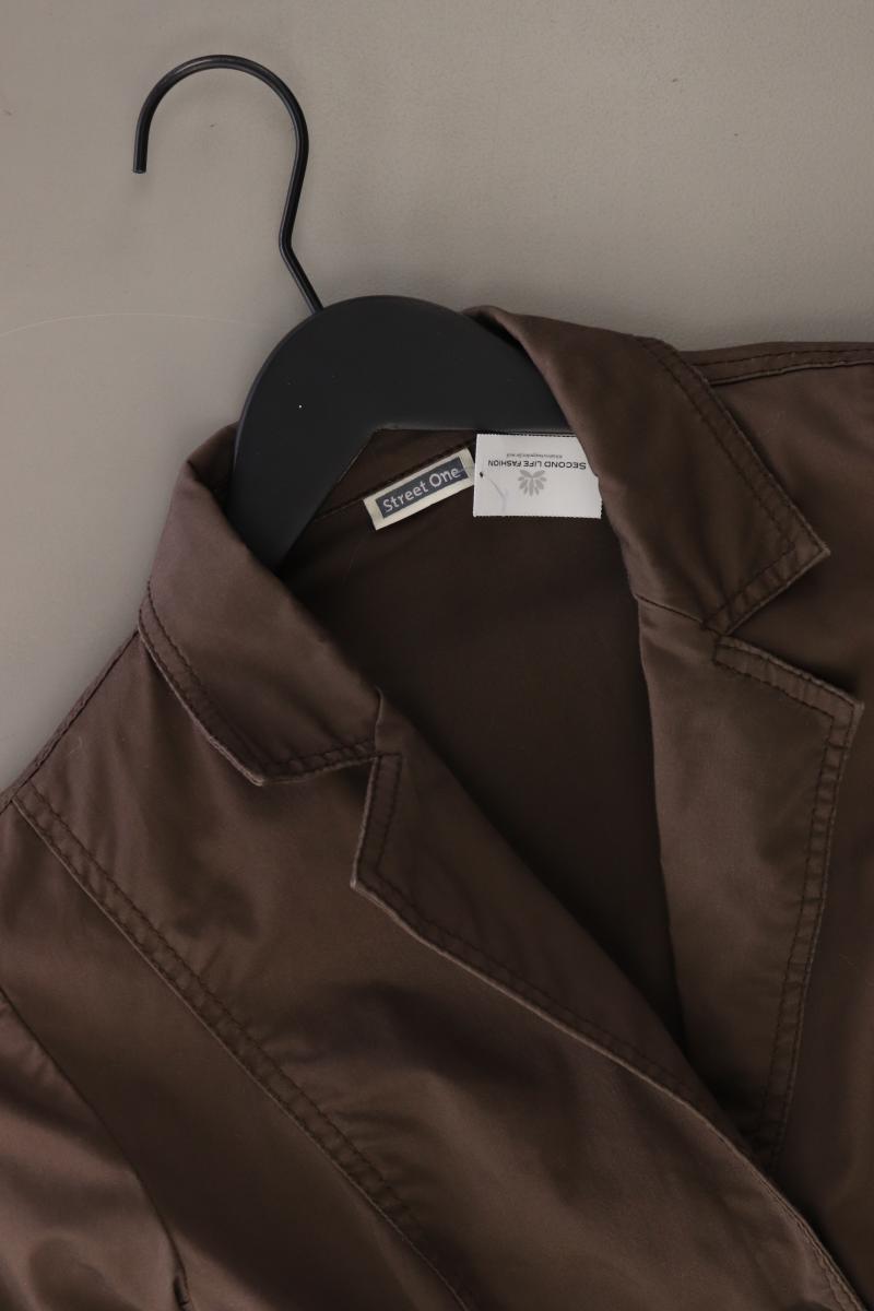 Street One Classic Blazer Gr. 36 braun aus Baumwolle