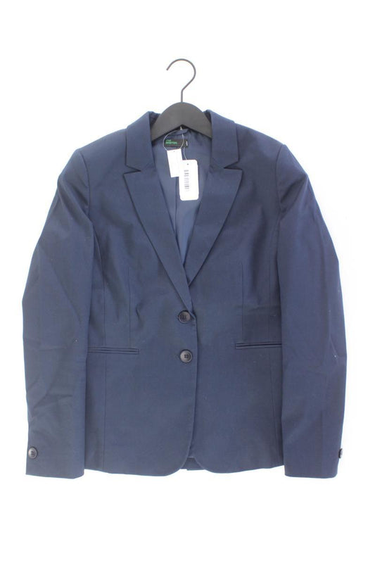 Benetton Blazer Gr. 36 blau aus Baumwolle