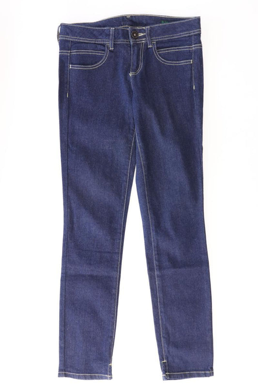 Benetton Skinny Jeans Gr. W27 blau aus Baumwolle