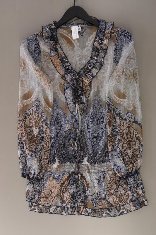 Street One Rüschenbluse Gr. 38 3/4 Ärmel mehrfarbig aus Polyester