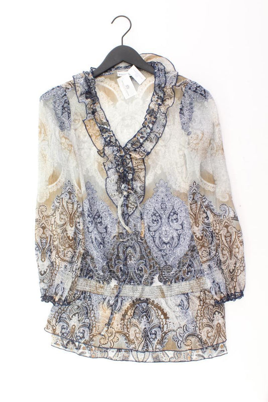 Street One Rüschenbluse Gr. 38 3/4 Ärmel mehrfarbig aus Polyester