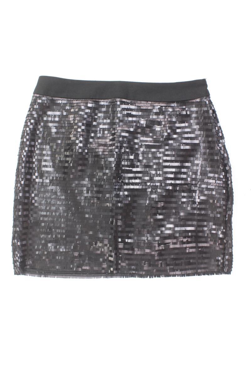 Promod Rock Gr. 36 mit Pailletten schwarz aus Polyester