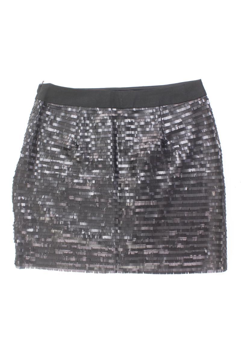 Promod Rock Gr. 36 mit Pailletten schwarz aus Polyester