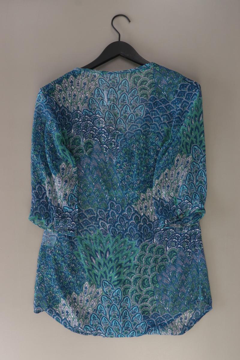 Street One Classic Bluse Gr. 40 3/4 Ärmel türkis aus Polyester