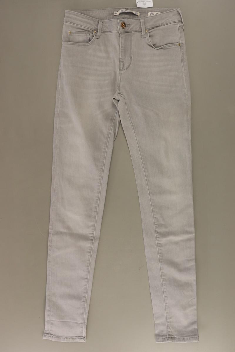 Zara Skinny Jeans Gr. 34 grau aus Baumwolle