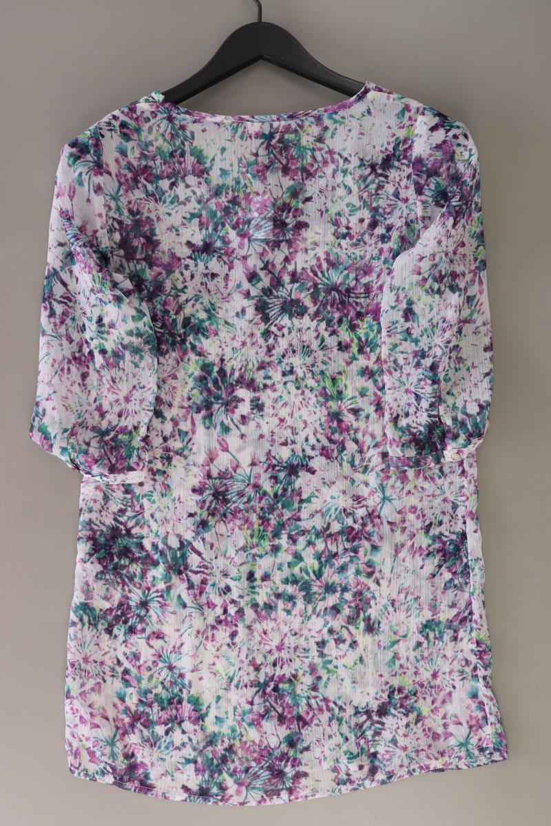 Street One Longbluse Gr. 36 mit Blumenmuster 3/4 Ärmel mehrfarbig
