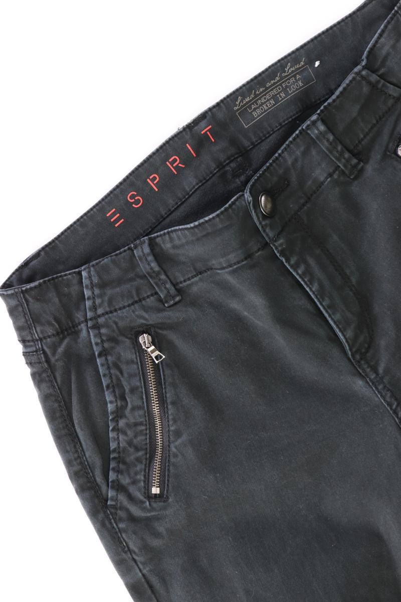 Esprit Hose Gr. 36/L32 schwarz aus Baumwolle