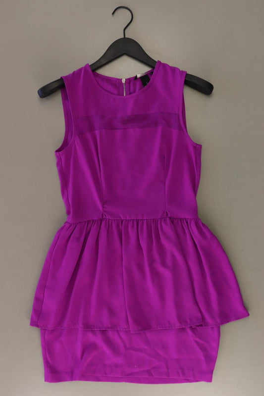 H&M Kleid Gr. 38 Ärmellos lila aus Polyester