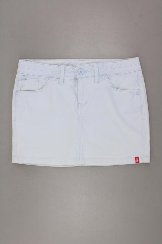 edc by Esprit Kurzer Rock Gr. 36 blau aus Baumwolle