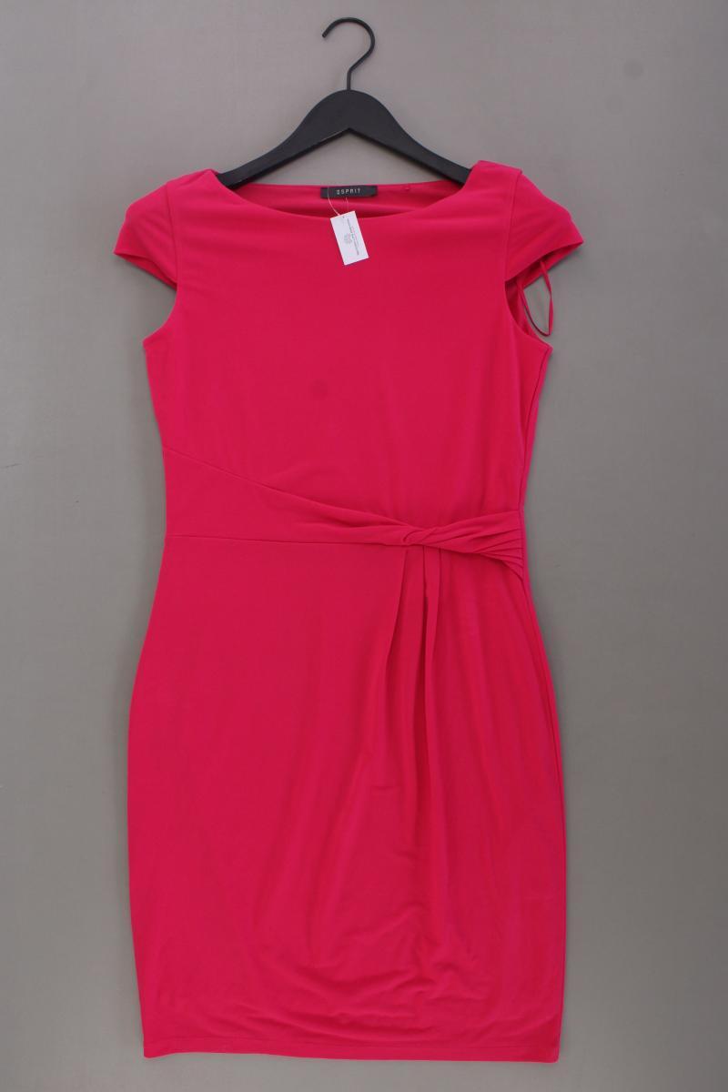 Esprit Etuikleid Gr. S neuwertig Kurzarm pink aus Polyester