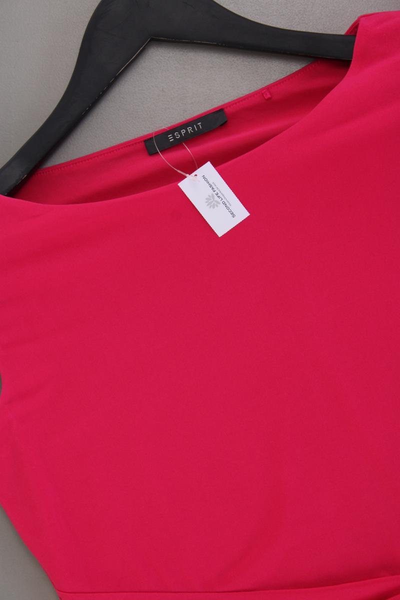 Esprit Etuikleid Gr. S neuwertig Kurzarm pink aus Polyester