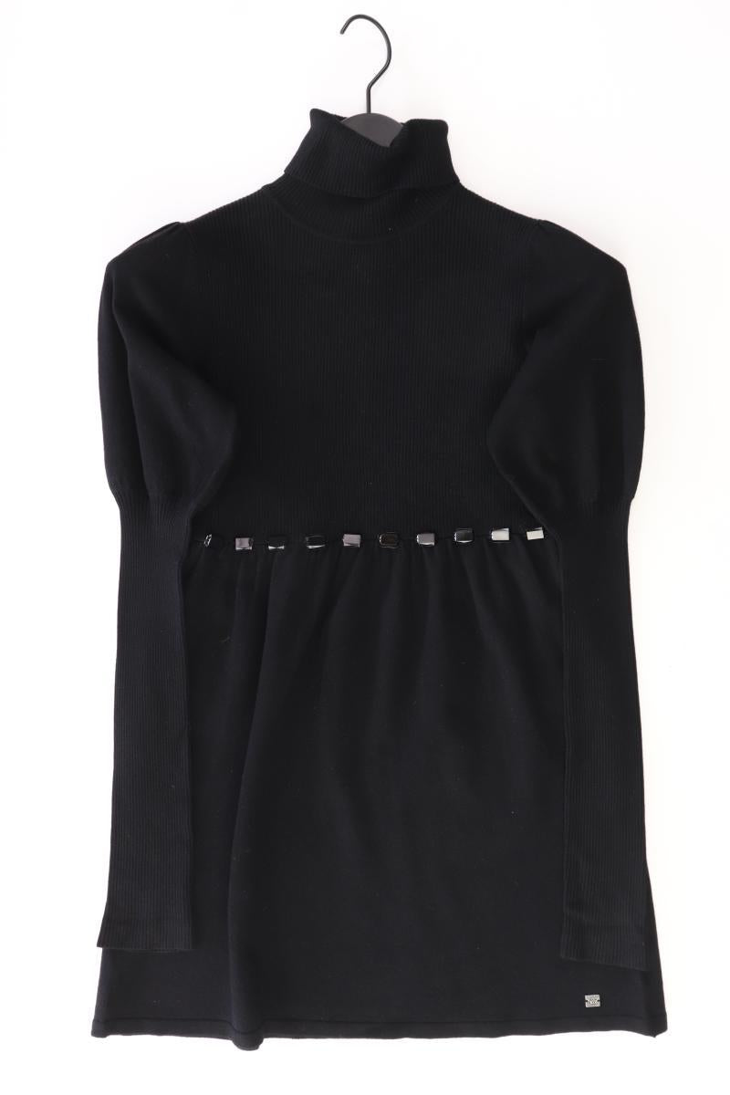Apart Strickkleid Gr. 38 Langarm mit Pailletten schwarz aus Nylon