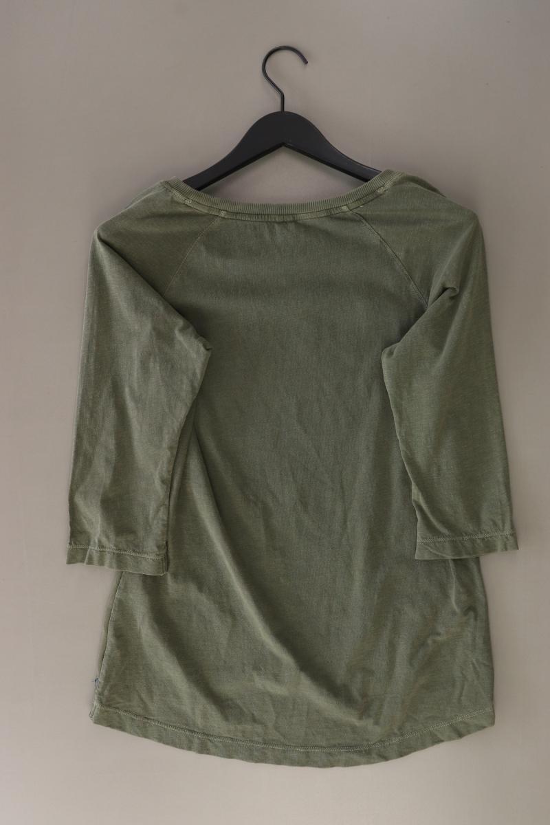 Cecil Comfort Bluse Gr. S 3/4 Ärmel olivgrün aus Baumwolle
