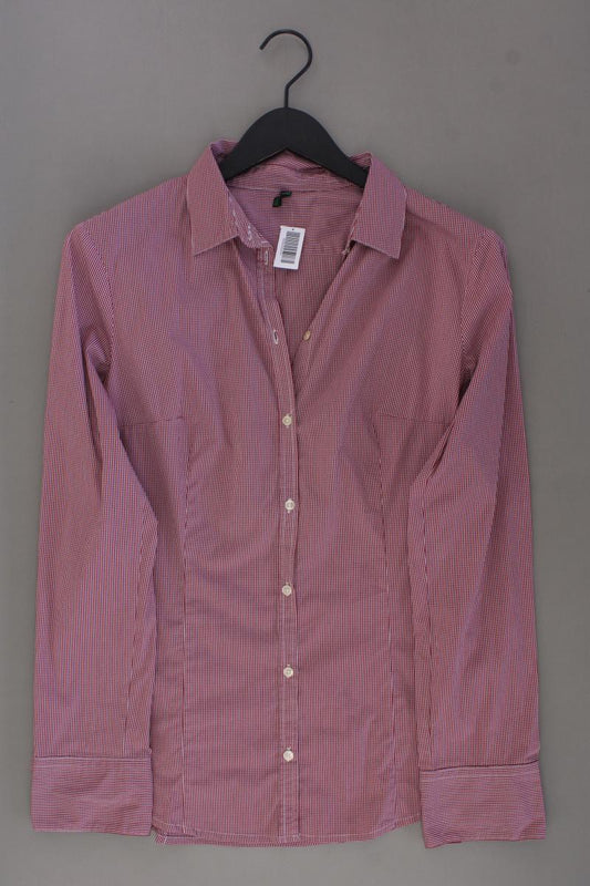 Benetton Karobluse Gr. L kariert Langarm rot aus Baumwolle