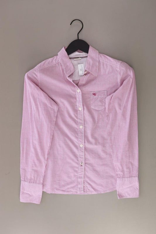 Esprit Karobluse Gr. 32 kariert Langarm lila aus Baumwolle