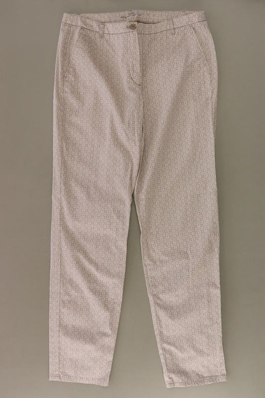 Gerry Weber Chinohose Gr. 36 geometrisches Muster creme