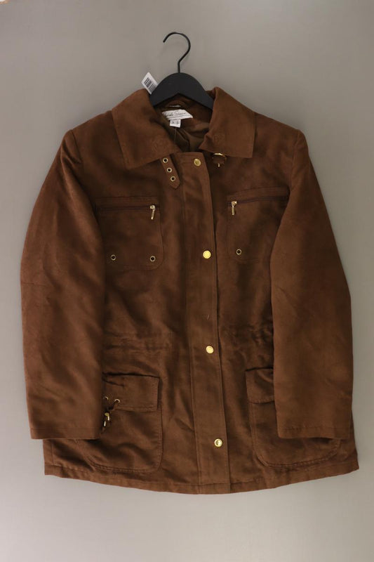 Gabriele Schaawe Wildlederoptik Jacke Vintage Gr. Kurzgröße 22 neu mit Etikett