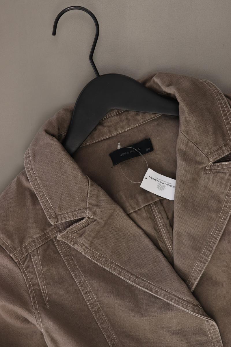 Classic Blazer Gr. 38 braun aus Baumwolle