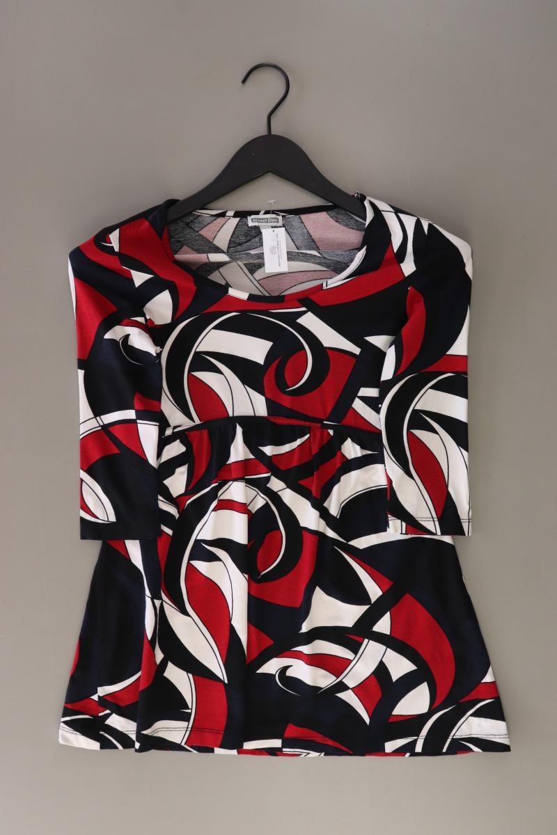 Street One Regular Shirt Gr. 34 geometrisches Muster 3/4 Ärmel mehrfarbig