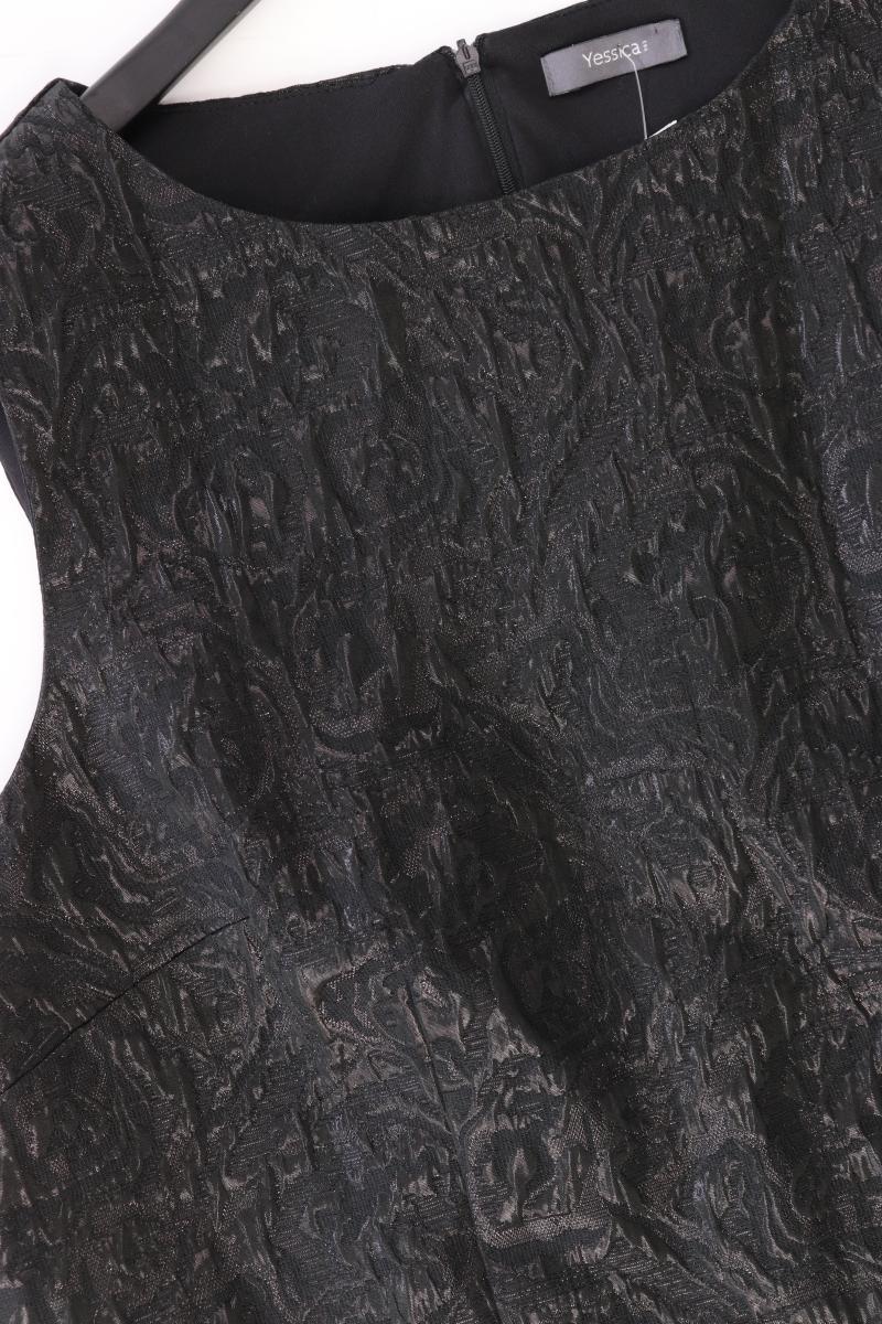 Yessica Abendkleid Gr. 46 Ärmellos schwarz