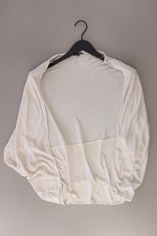 Street One Strickjacke Gr. 40 Kurzarm creme aus Viskose