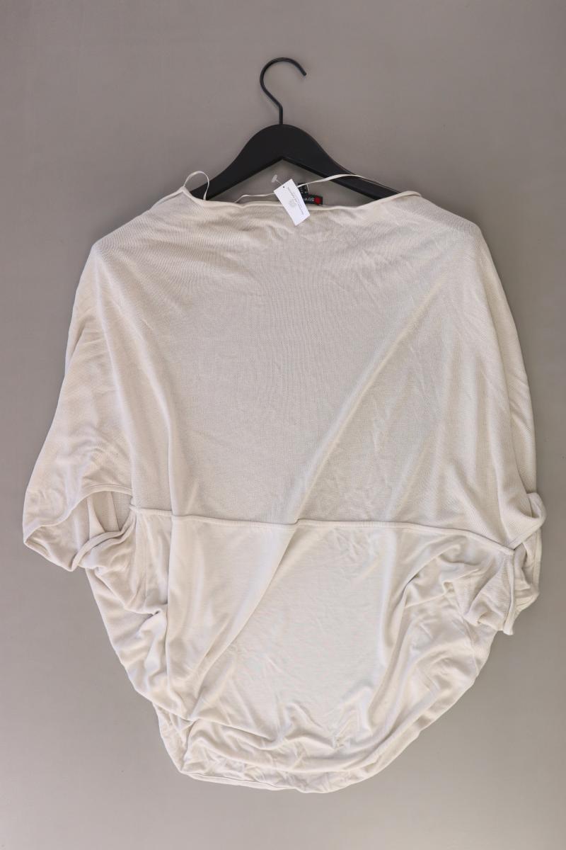 Street One Strickjacke Gr. 40 Kurzarm creme aus Viskose