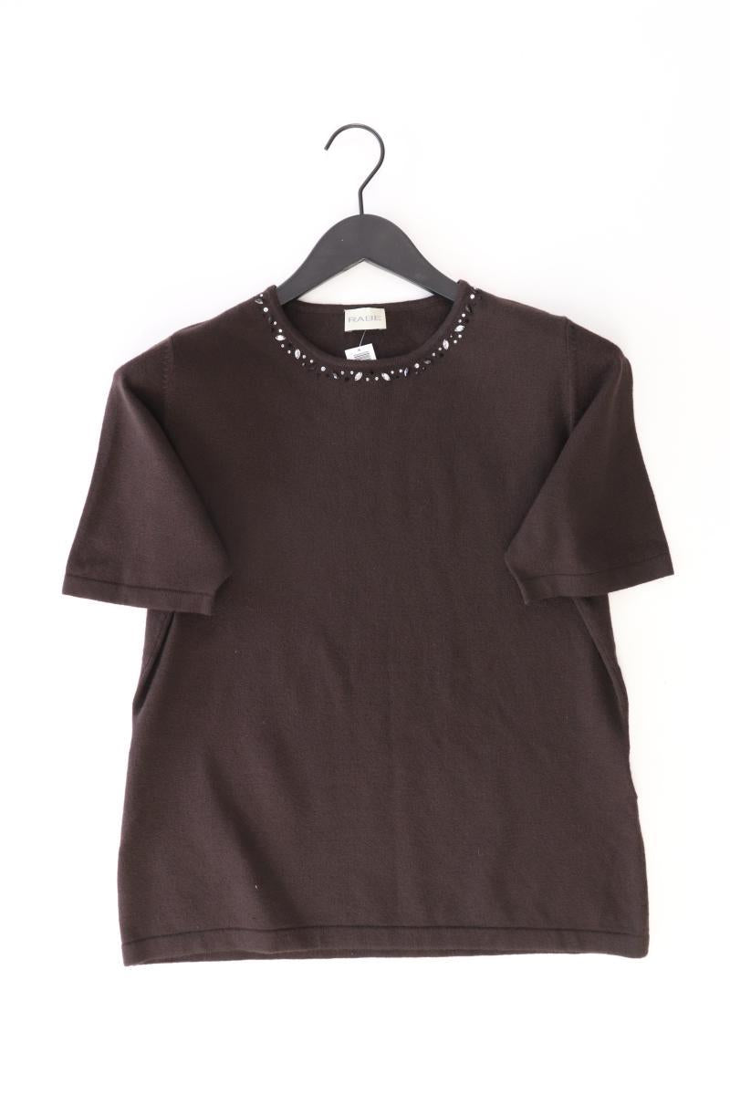 Rabe Strickshirt Gr. 38 neuwertig Kurzarm braun aus Modal