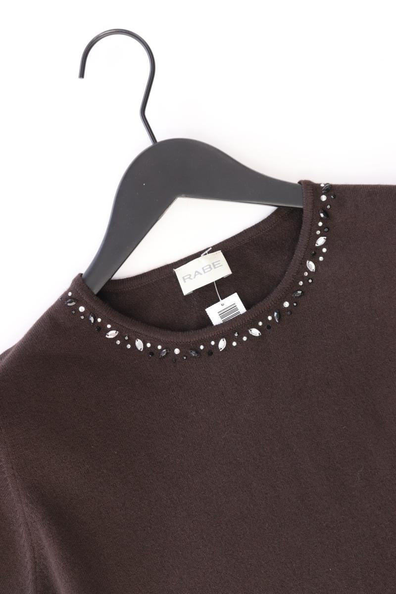 Rabe Strickshirt Gr. 38 neuwertig Kurzarm braun aus Modal