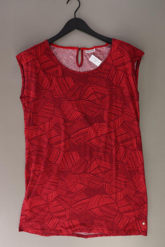 Street One Jerseykleid Gr. 40 Kurzarm rot aus Baumwolle