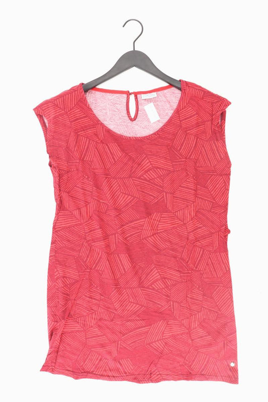 Street One Jerseykleid Gr. 40 Kurzarm rot aus Baumwolle