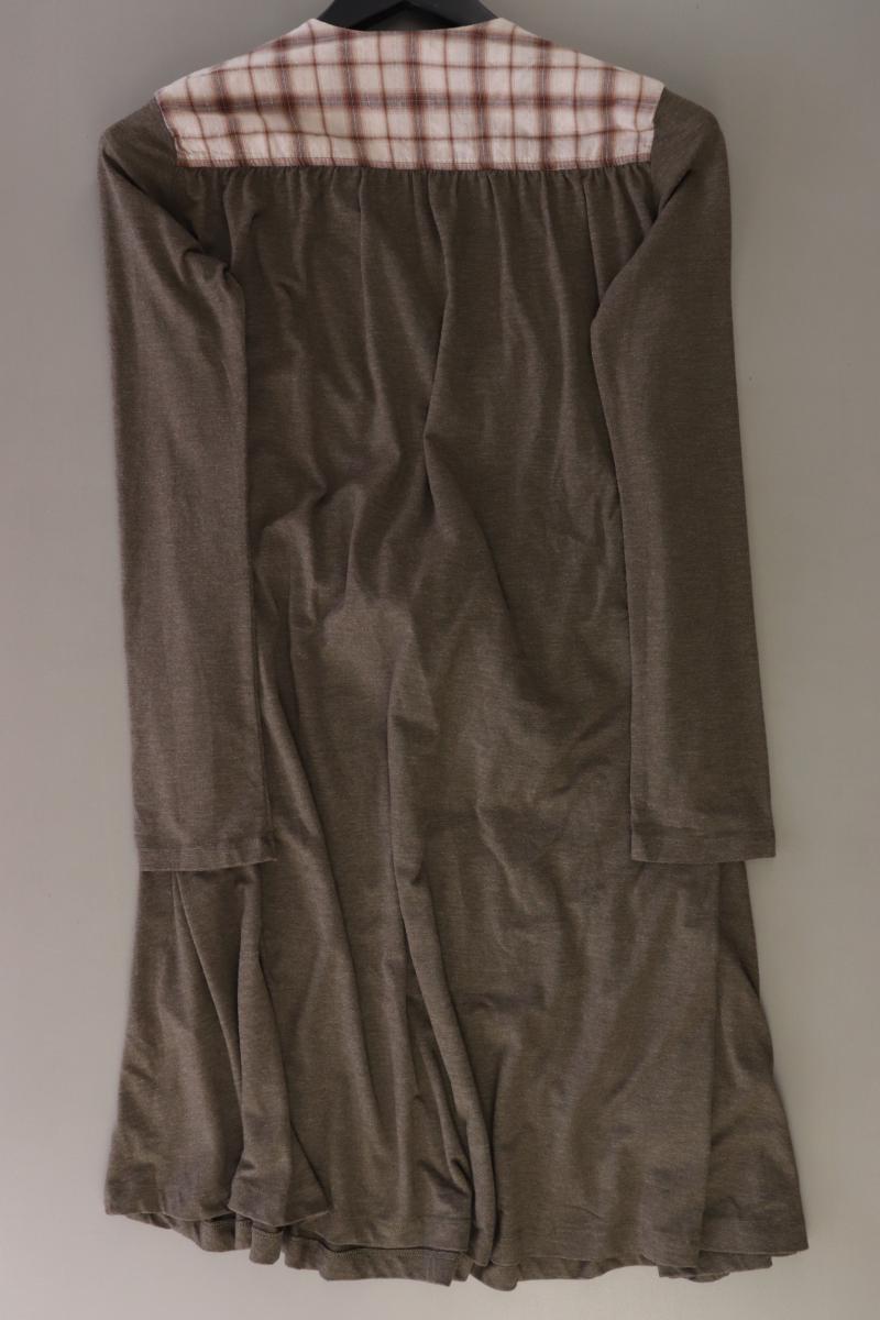 Replay Jerseykleid Gr. XS Langarm braun aus Viskose