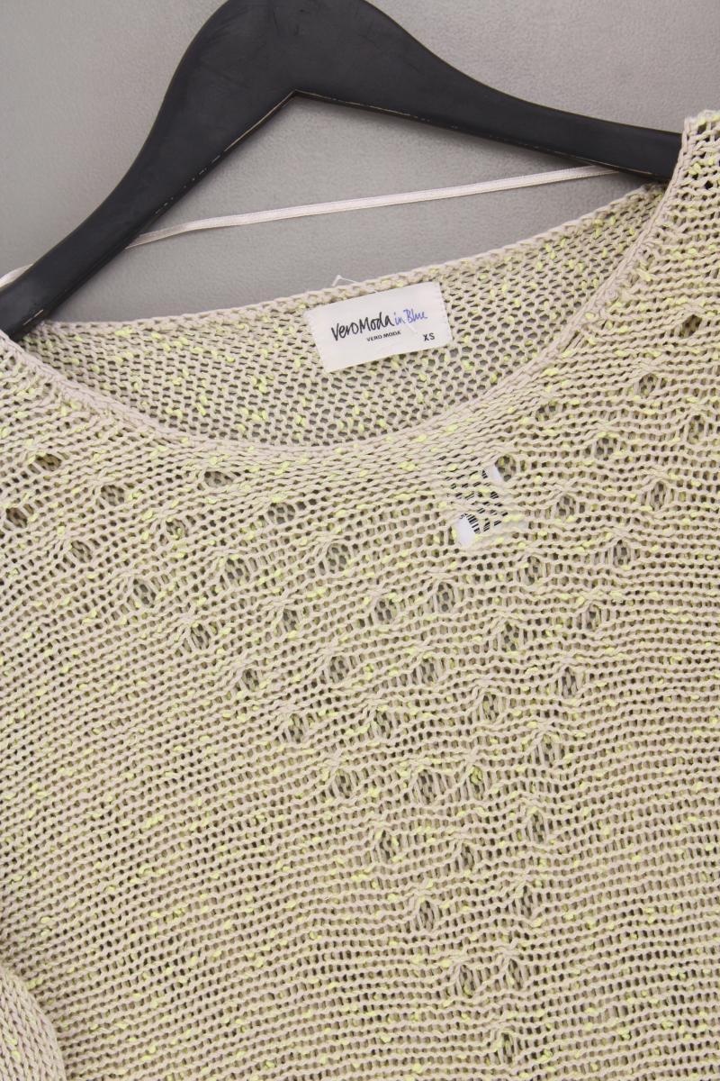 Vero Moda Grobstrickpullover Gr. XS creme aus Polyacryl