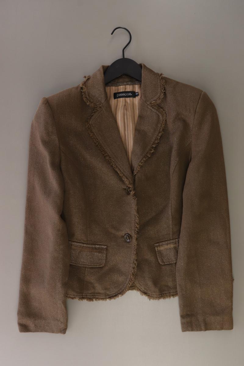 Passport Classic Blazer Gr. 40 braun aus Baumwolle