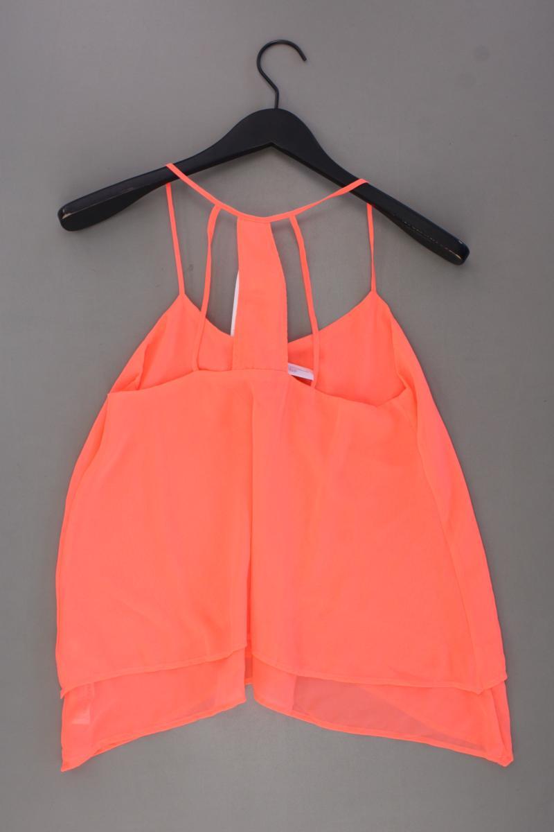 Bershka Spaghetti-Top Gr. M neu mit Etikett orange aus Polyester