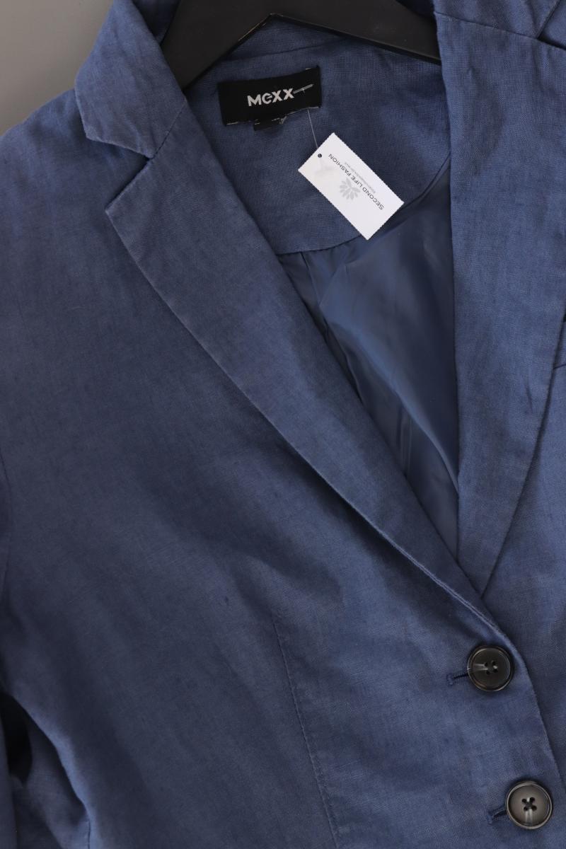 Mexx Leinenmantel Gr. 40 blau