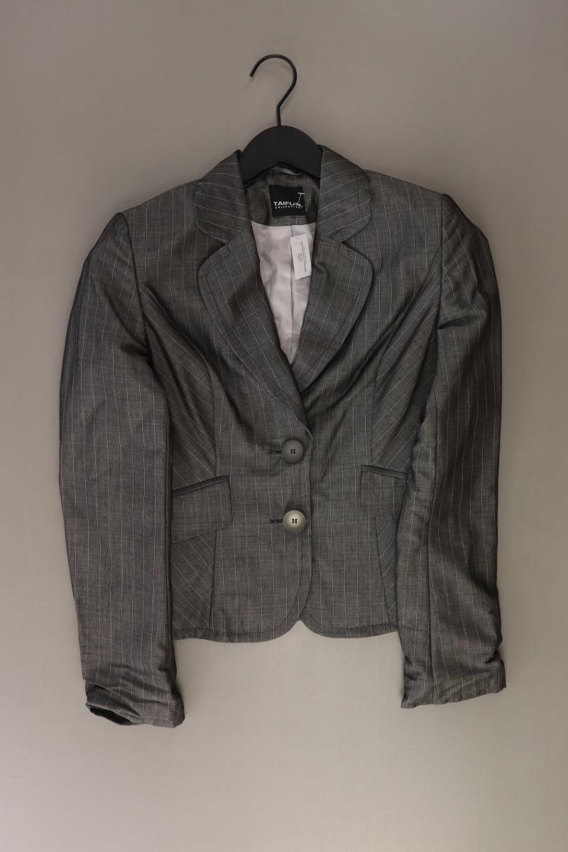 Taifun Classic Blazer Gr. 34 grau aus Viskose