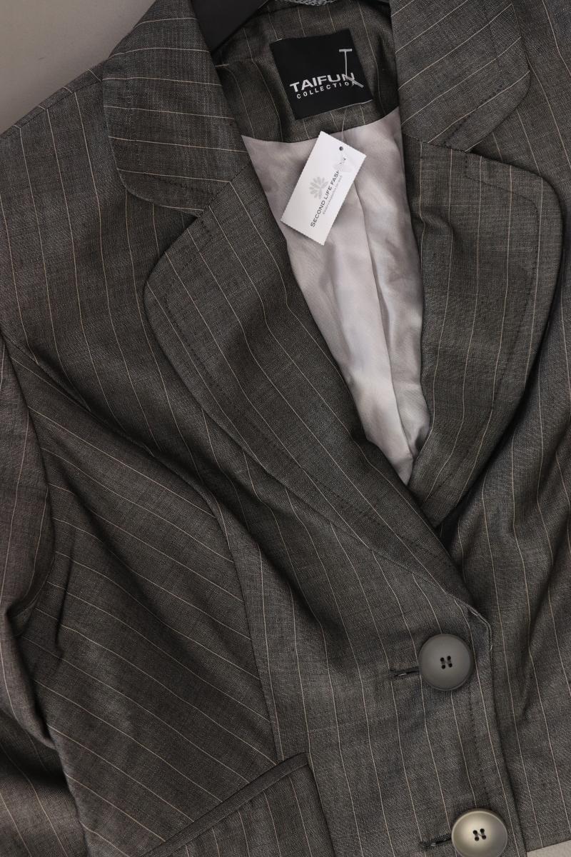 Taifun Classic Blazer Gr. 34 grau aus Viskose