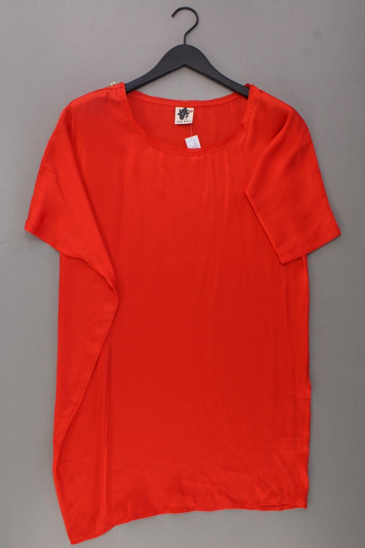 Ichi Volantkleid Gr. S Kurzarm orange aus Polyester