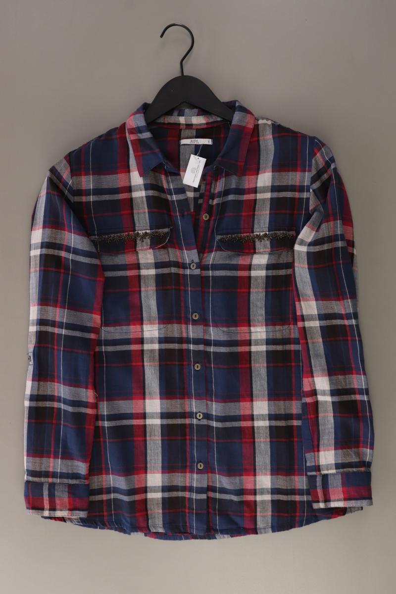 edc by Esprit Karobluse Gr. S kariert Langarm mehrfarbig aus Baumwolle